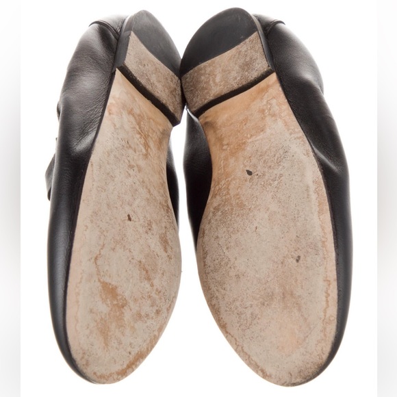 Tods Black Leather Loafers 38 - Picture 5 of 5